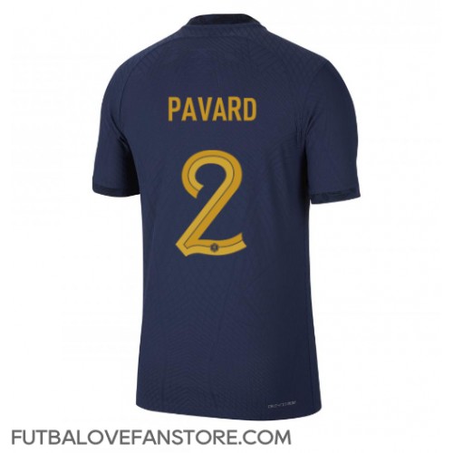 Francúzsko Benjamin Pavard #2 Domáci futbalový dres MS 2022 Krátky Rukáv